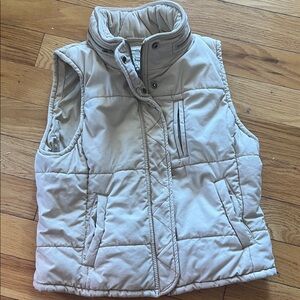 Polo Ralph Lauren Cream Quilted Sleeveless Vest